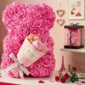 Pink Rose Bear (Gift Box Set) / Pink