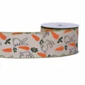 6.3CM (10 Yards/Roll) / Easter Carrots and Bunny