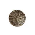 Wikinger Kompass Design - Antik-Gold (D349)