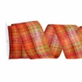 Orange Weiß Gelb Karomuster (#0003) / 63mm x 9m/Rolle