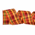 Grün Weiß Rot Mehrfarbiges Muster (#0004) / 63mm x 9m/Rolle