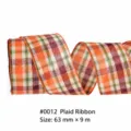Plaid Glitter Style (#0012) / 63mm x 9m/Roll