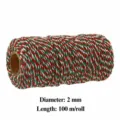 2mm x 100m / Red+Green+White