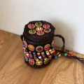 Style Cylindrique à Perles Colorées (包包0006)