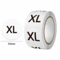Größe XL (A36) / 500 Aufkleber/Rolle