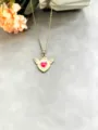 Style Cœur Rouge Ailé (A-013)