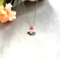 Style Strass Rouge et Blanc (M-012)