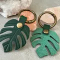Monstera Leaf-Spring Ring Style / Green