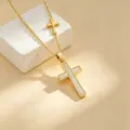 Double Pendant White Stone Style (T0847)