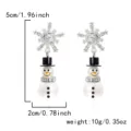 Style Bonhomme de Neige Flocon (ER24Y0603-3)