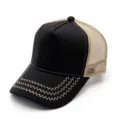 Welle Schwarz und Beige