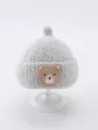 44-51cm (5M-4Y) / Gray (Embroidered Bear)