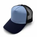 Navy mit Seeblauem Netz