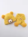 44-51cm (5M-4Y) / Set (Hat + Scarf) / Yellow (Sun Bear)