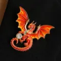 Broche (1111) / Oro KC (Degradado Rojo-Naranja)