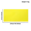 Fluorescent Macaron Yellow Tablecloth / 137*274cm