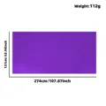 Fluorescent Macaron Purple Tablecloth / 137*274cm