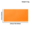 Fluorescent Macaron Orange Tablecloth / 137*274cm