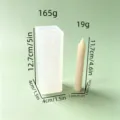 4-Hole Round Candle K-318-1 Mold / White