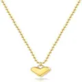 Collana con Ciondolo a Cuore Oro