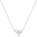 Collana traforata con strass