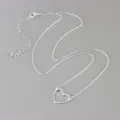 Collane con cuore traforato - argento
