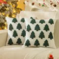 Christmas Tree Tufted Style / 45x45cm (No Insert) / Green