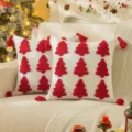 Christmas Tree Tassel Style / 45x45cm (No Insert) / Red