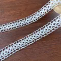 Milk White Geometric Lace Trim (335)