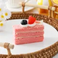 Rechthoekige Mousse Taart / 1 Stuk/Verpakking / Roze (SY032006)