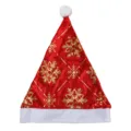 Stile Grande Fiocco di Neve Rosso Dorato