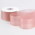 Sheer Ribbon (10K763) / Width 4cm Length 18m / Dusty Pink