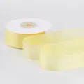 Sheer Ribbon (10K758) / Width 2.5cm Length 18m / Lemon Yellow