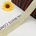 Ancho 2cm (50 Yardas/Paquete) / Dorado