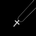 Cross Necklace (Snake Chain)