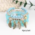 4-teiliges Set / Blau