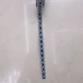 1.5cm*20 Yard / Nero Con Pizzo Bianco