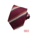 Beige Brown Orange Dark Green Striped Style (003)
