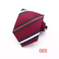 Red Dark Blue Beige Orange Striped Style (005)