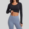 Taglia S / Top / Nero Stellato + Blu Lago Grigio