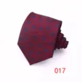 Wine Red Dark Blue Floral Jacquard Style (017)