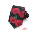 Black Background Red Green Floral Style (028)