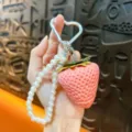 Pink - Seedless Simulated Strawberry Pendant