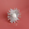 Radiating Sun Flower Style (B-361) / Silver