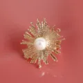 Radiating Sun Flower Style (B-361) / Gold