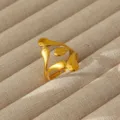 Streamlined Leaf Style (JR100757) / Gold