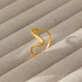 Minimalist Wave Style (JR100485) / Gold
