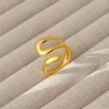 Simple Streamline Style (JR100761) / Gold