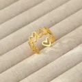 Hollow Hearts Style (JR100525) / Gold