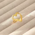 Hammered Heart Style (JR100772) / Gold